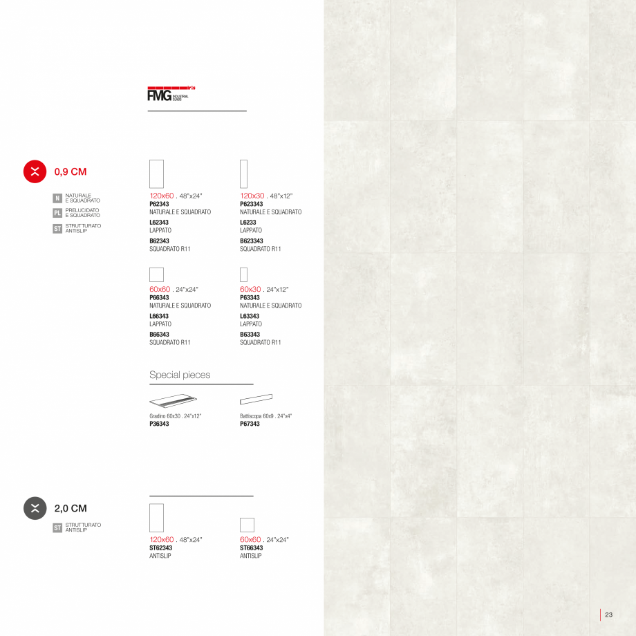 Pagina 25-Catalog gresie 2 cm - colectia WALK ON LastreCeramice.ro Catalog, brosura Engleza, Franceza, Germana...