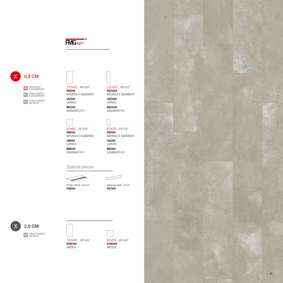 Pagina 27-Catalog gresie 2 cm - colectia WALK ON LastreCeramice.ro Catalog, brosura Engleza, Franceza, Germana...