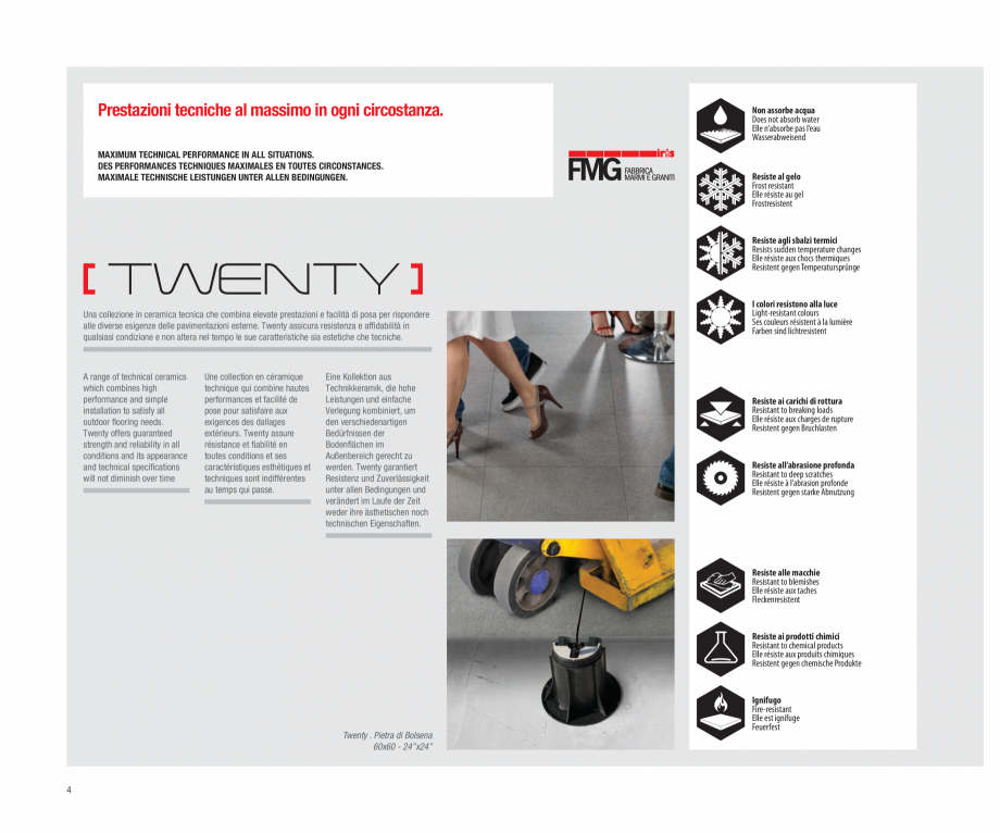 Pagina 6-Catalog gresie 2 cm  - colectia TWENTY LastreCeramice.ro Catalog, brosura Engleza, Franceza, Germana...