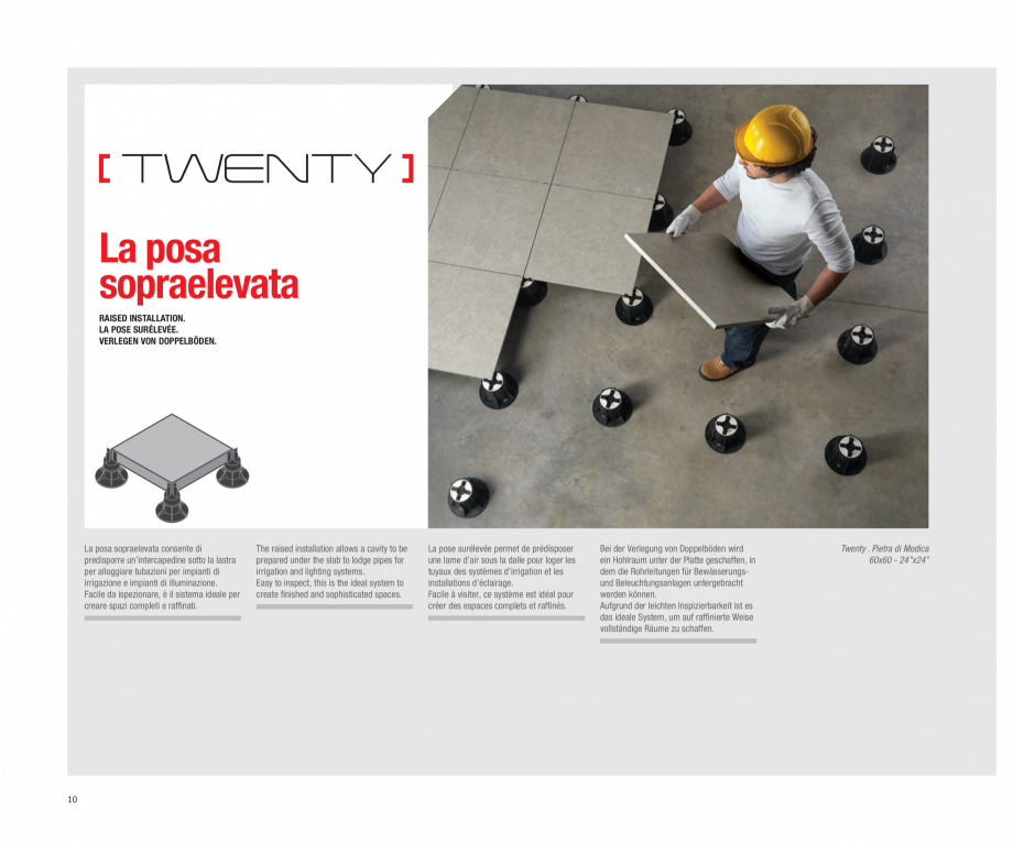 Pagina 12-Catalog gresie 2 cm  - colectia TWENTY LastreCeramice.ro Catalog, brosura Engleza, Franceza, Germana...