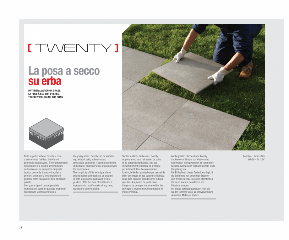 Pagina 30-Catalog gresie 2 cm  - colectia TWENTY LastreCeramice.ro Catalog, brosura Engleza, Franceza, Germana...