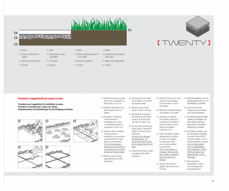 Pagina 35-Catalog gresie 2 cm  - colectia TWENTY LastreCeramice.ro Catalog, brosura Engleza, Franceza, Germana...