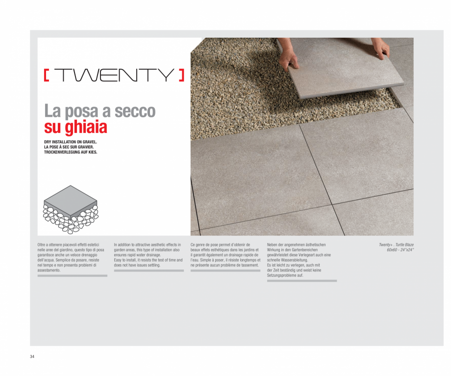 Pagina 36-Catalog gresie 2 cm  - colectia TWENTY LastreCeramice.ro Catalog, brosura Engleza, Franceza, Germana...