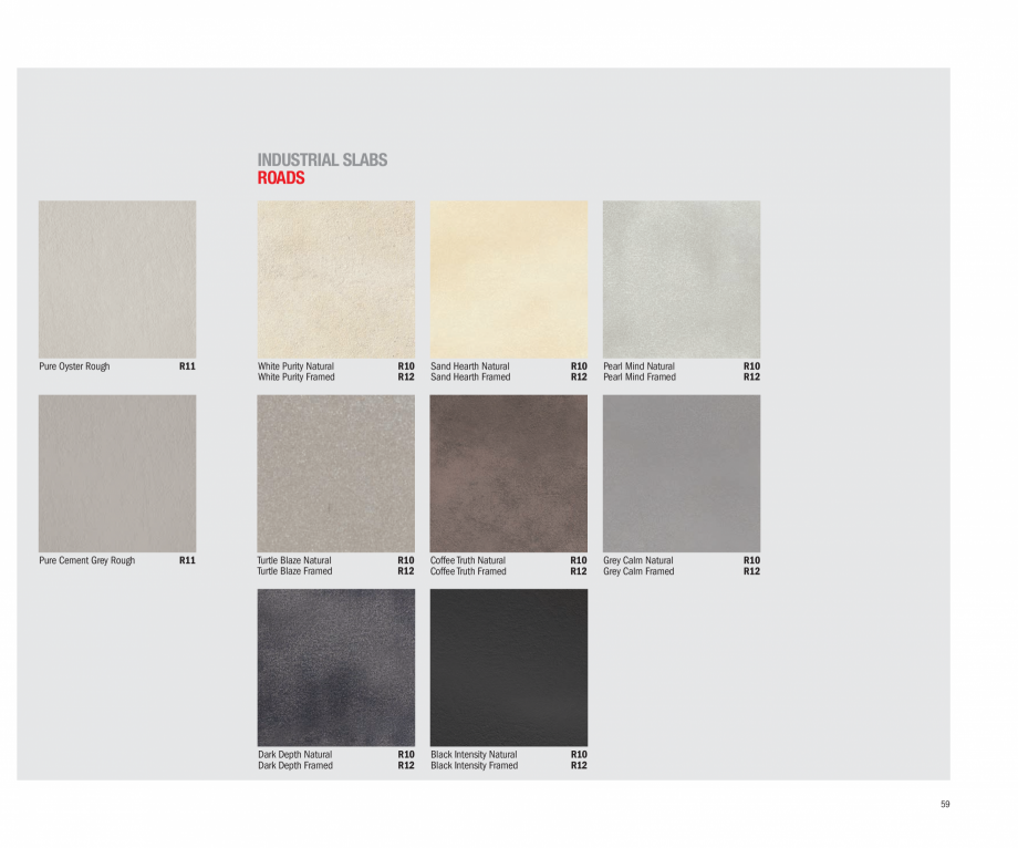 Pagina 61-Catalog gresie 2 cm  - colectia TWENTY LastreCeramice.ro Catalog, brosura Engleza, Franceza, Germana...