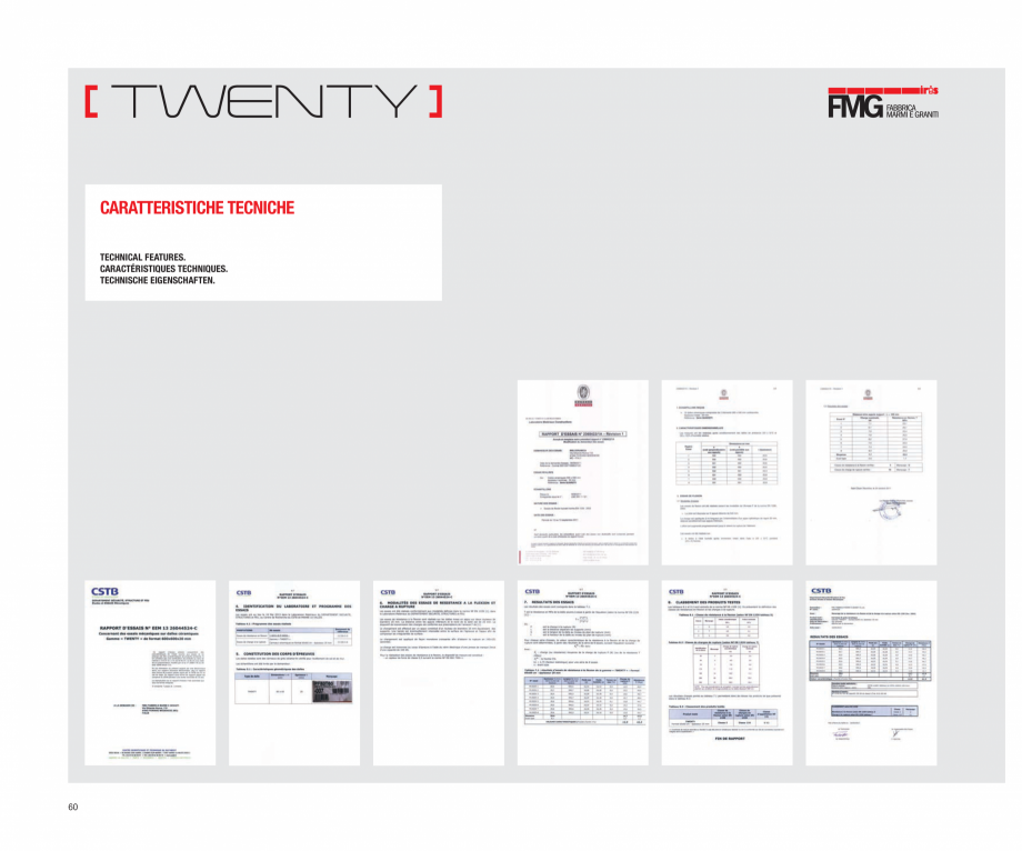 Pagina 62-Catalog gresie 2 cm  - colectia TWENTY LastreCeramice.ro Catalog, brosura Engleza, Franceza, Germana...