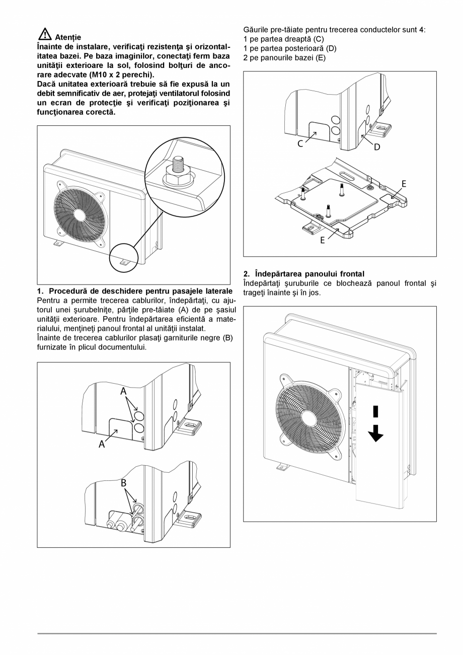 Pagina 11-Instructiuni de instalare - Pompa de caldura split aer/apa ARISTON NIMBUS COMPACT S NET Instructiuni...