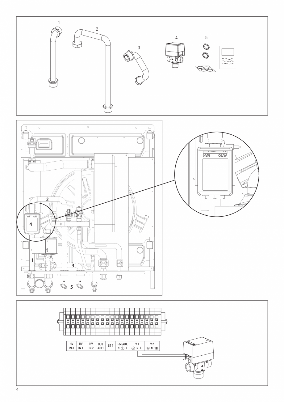 Pagina 4-Instructiuni de instalare - Pompa de caldura split aer/apa ARISTON NIMBUS FLEX S NET Instructiuni...