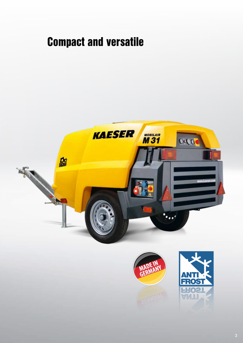 Seriile M27 M31 KAESER KOMPRESSOREN Catalog, brosura Engleza