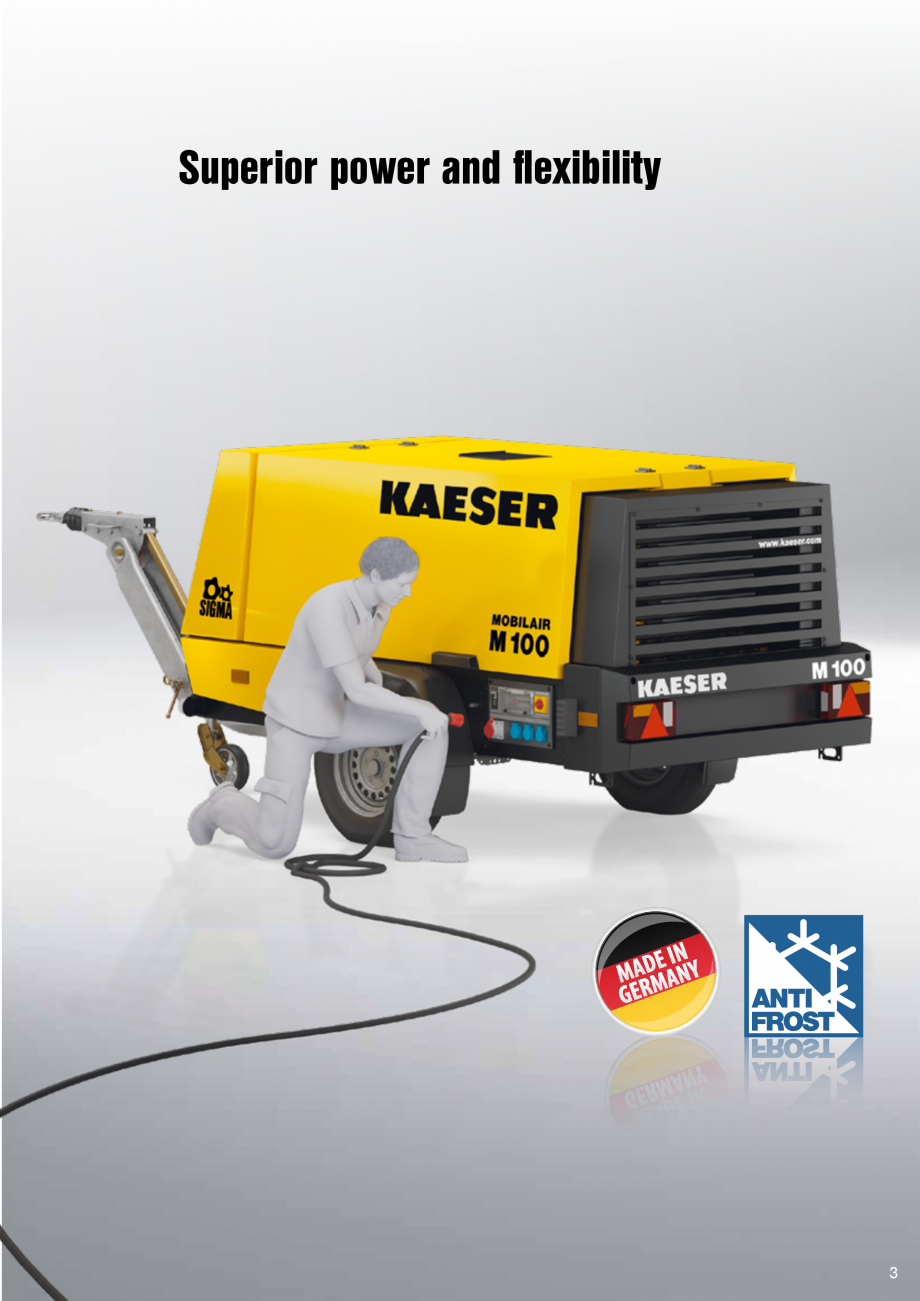 Seria M100 KAESER KOMPRESSOREN Catalog, brosura Engleza