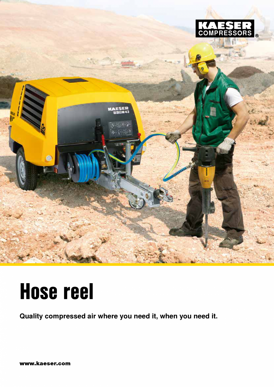 Pagina 1-Tambur cu furtun KAESER KOMPRESSOREN Fisa tehnica Engleza COMPRESSORS

Hose reel
Quality compressed ...