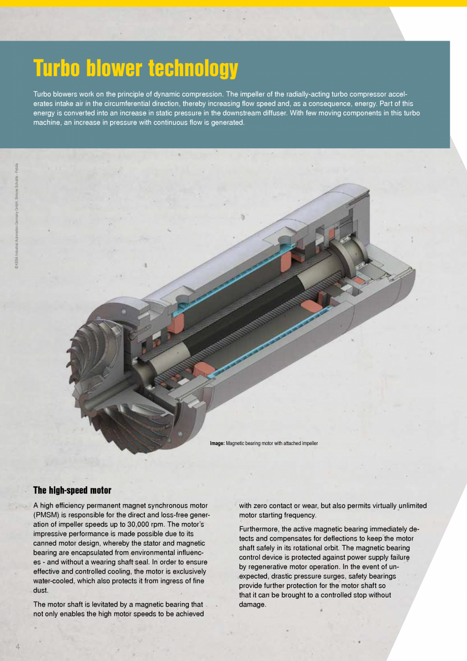 Pagina 4 - Turbosuflante cu lagăre magnetice KAESER KOMPRESSOREN PillAerator Fisa tehnica Engleza...