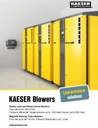 Suflante KAESER – Soluții de joasă presiune