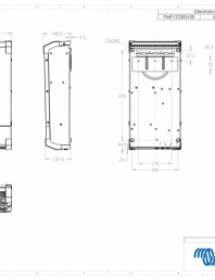 Dimensiuni carcasa incarcator/invertor MultiPlus-II-12V-3000VA-2x120V