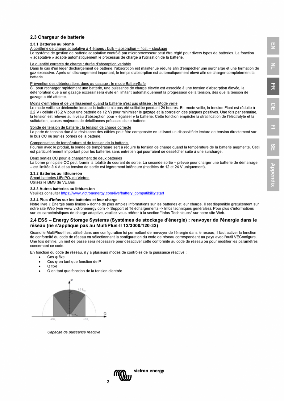 Pagina 44 - Manual de utilizare pentru incarcator/invertor MultiPlus-II-12V-24V-48V-3k,-5k,-8k...