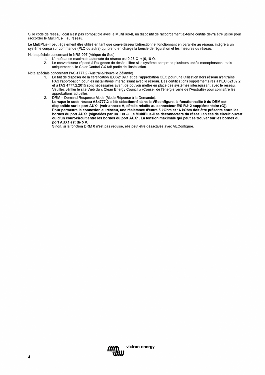 Pagina 45 - Manual de utilizare pentru incarcator/invertor MultiPlus-II-12V-24V-48V-3k,-5k,-8k...