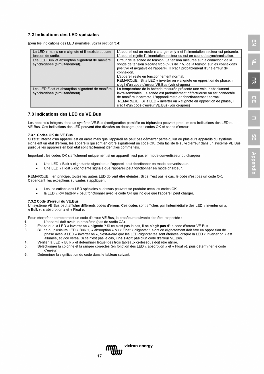 Pagina 58 - Manual de utilizare pentru incarcator/invertor MultiPlus-II-12V-24V-48V-3k,-5k,-8k...