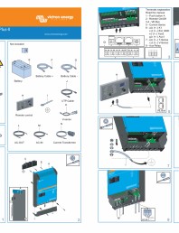 Ghid de instalare rapida pentru incarcator/invertor MultiPlus-II-24V48V-3000VA-48V-5000VA-230Vac