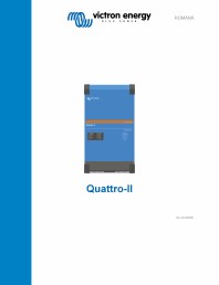 Manual de utilizare pentru incarcator/invertor  Quattro-II_120V-230V