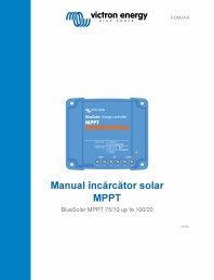 Manual incarcator solar MPPT