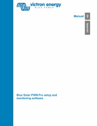 Manual Controler de incarcare solara BlueSolar-PWM-Pro-setup