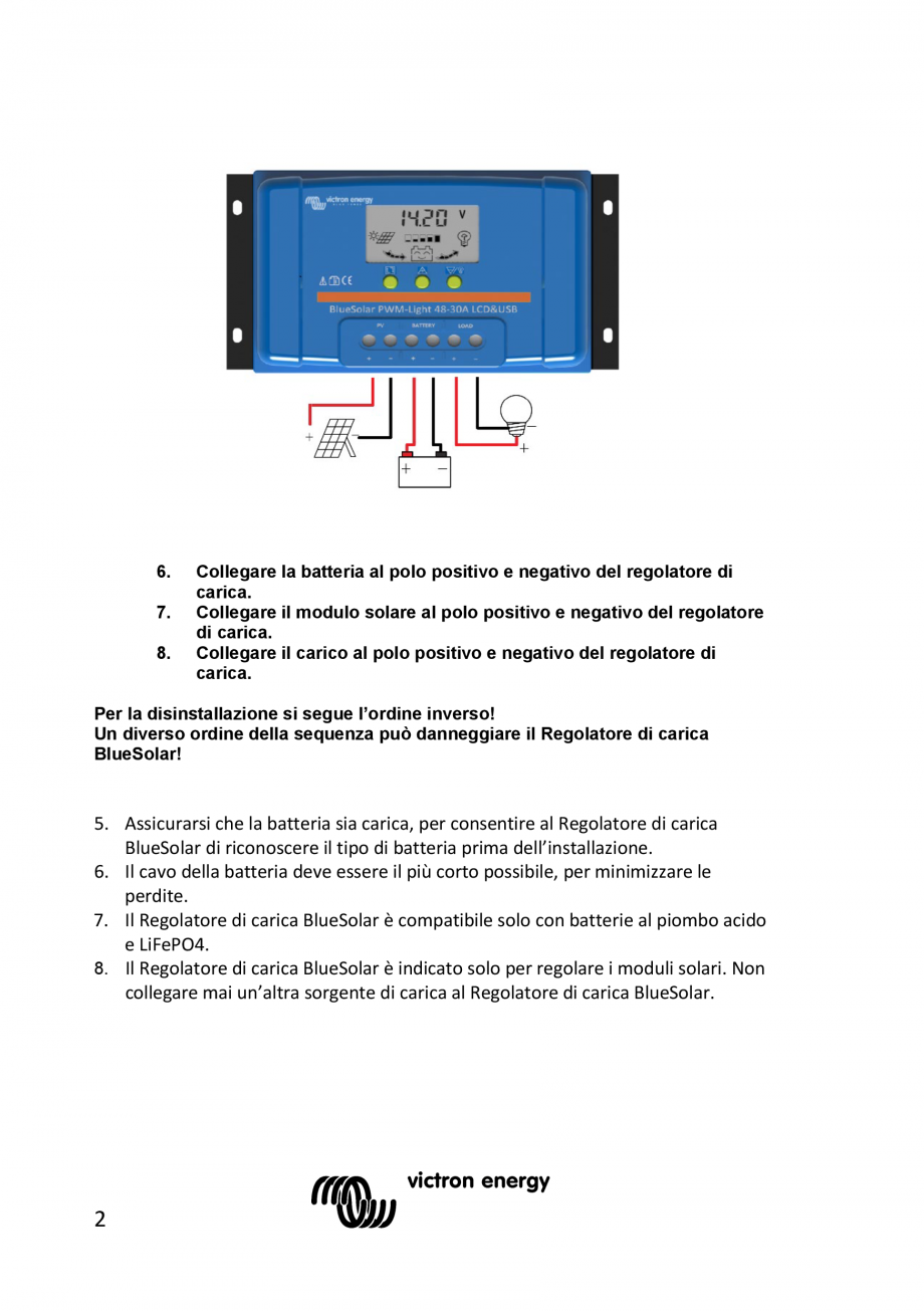 Pagina 62 - Manual Regulator de incarcare solara BlueSolar PWM LCD&USB-12V-24V-30A-&...
