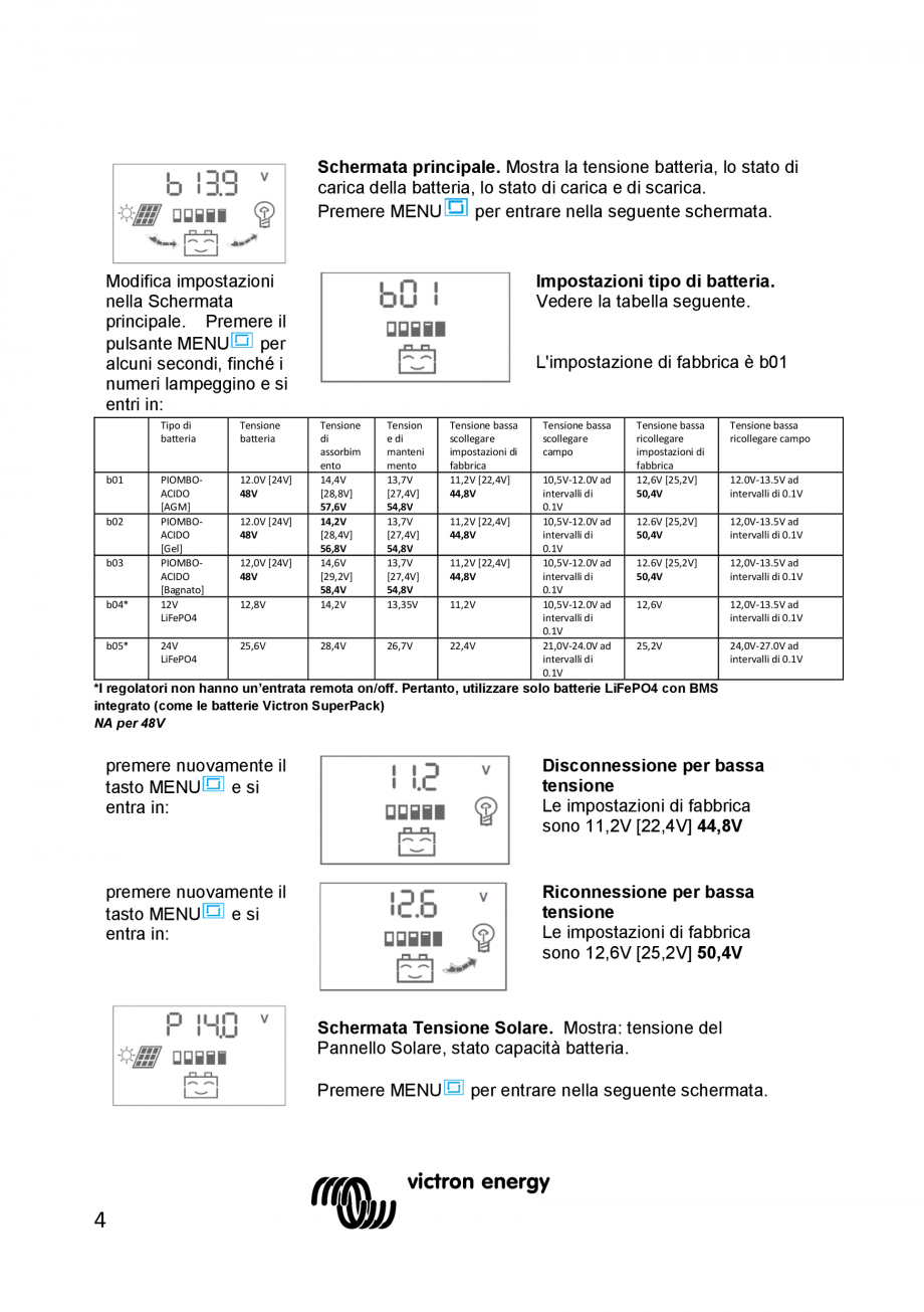 Pagina 64 - Manual Regulator de incarcare solara BlueSolar PWM LCD&USB-12V-24V-30A-&...
