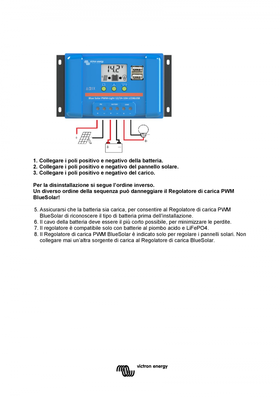 Pagina 60 - Manual Regulator de incarcare solara BlueSolar PWM LCD&USB-12V-24V-5A-10A-20A...