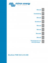 Manual Regulator de incarcare solara BlueSolar PWM DUO-12V-24V-20A-LCD-USB