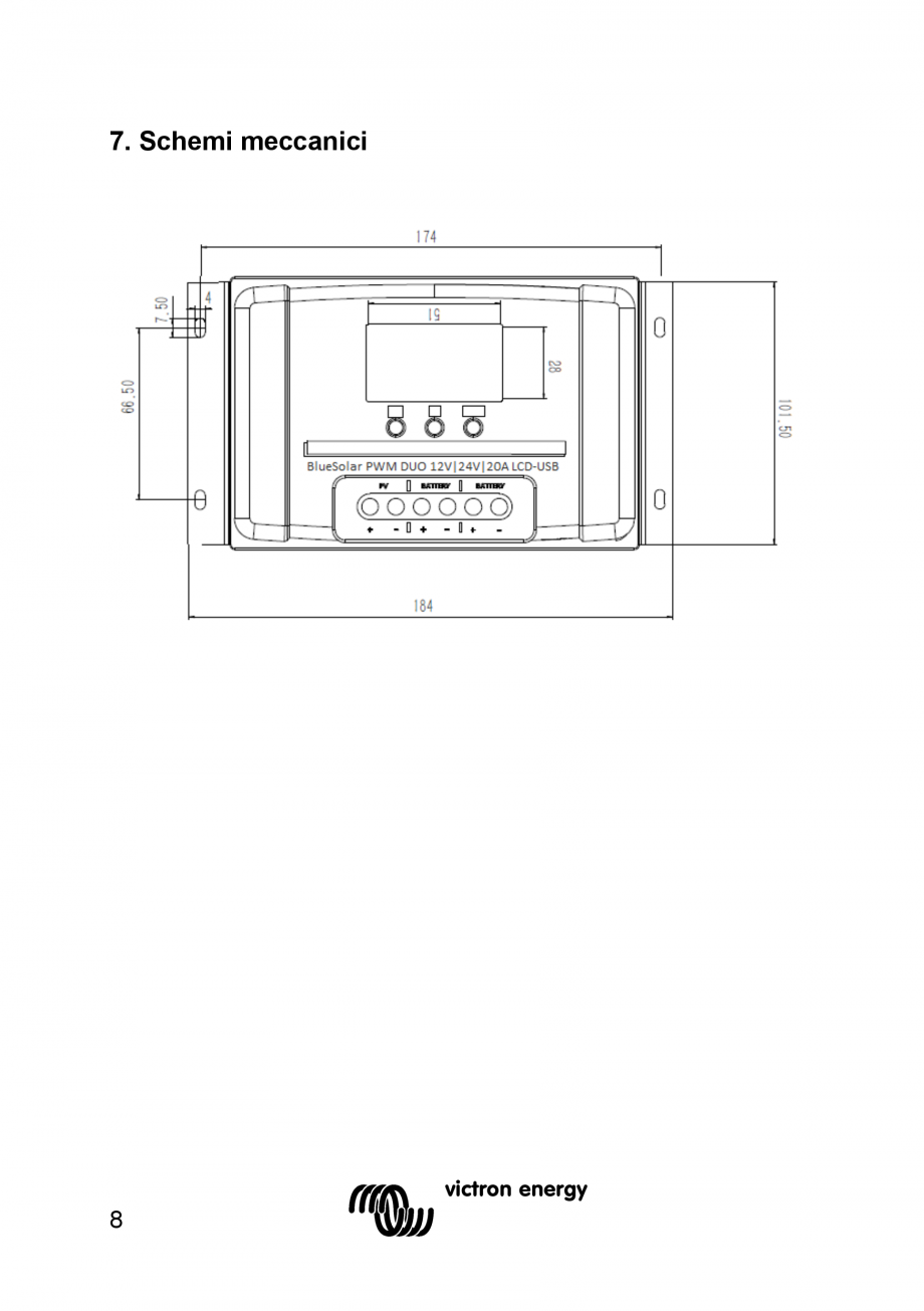 Pagina 58 - Manual Regulator de incarcare solara BlueSolar PWM DUO-12V-24V-20A-LCD-USB Victron...