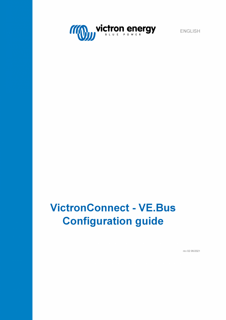 Pagina 1-Ghid de configurare - VictronConnect VE_Bus Victron Energy EasySolar Instructiuni montaj, utilizare ...