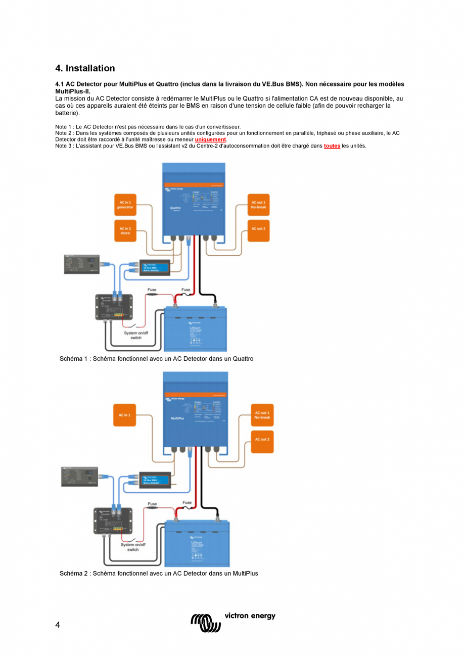 Pagina 30 - Manual-  Sistem de management al bateriei  Victron Energy VE.Bus BMS Instructiuni montaj...