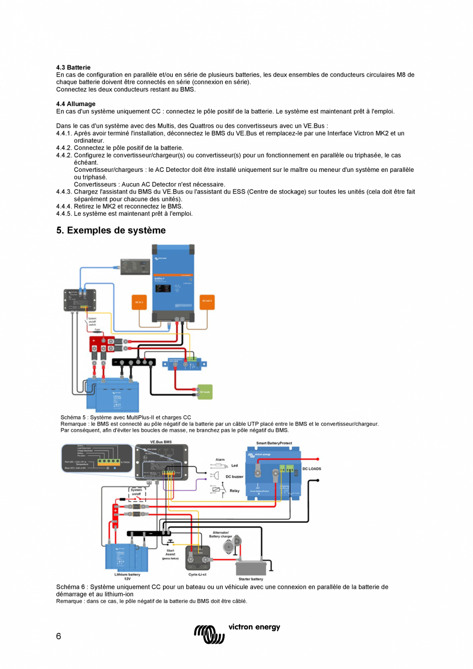 Pagina 32 - Manual-  Sistem de management al bateriei  Victron Energy VE.Bus BMS Instructiuni montaj...