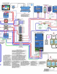 Schema sistemului - MultiPlus-II-3KW-2x120VAC-12VDC-400Ah-Li-VEBus-BMS-Cerbo-GX-touch-generator-MPPT-Orion-Tr-Smarts