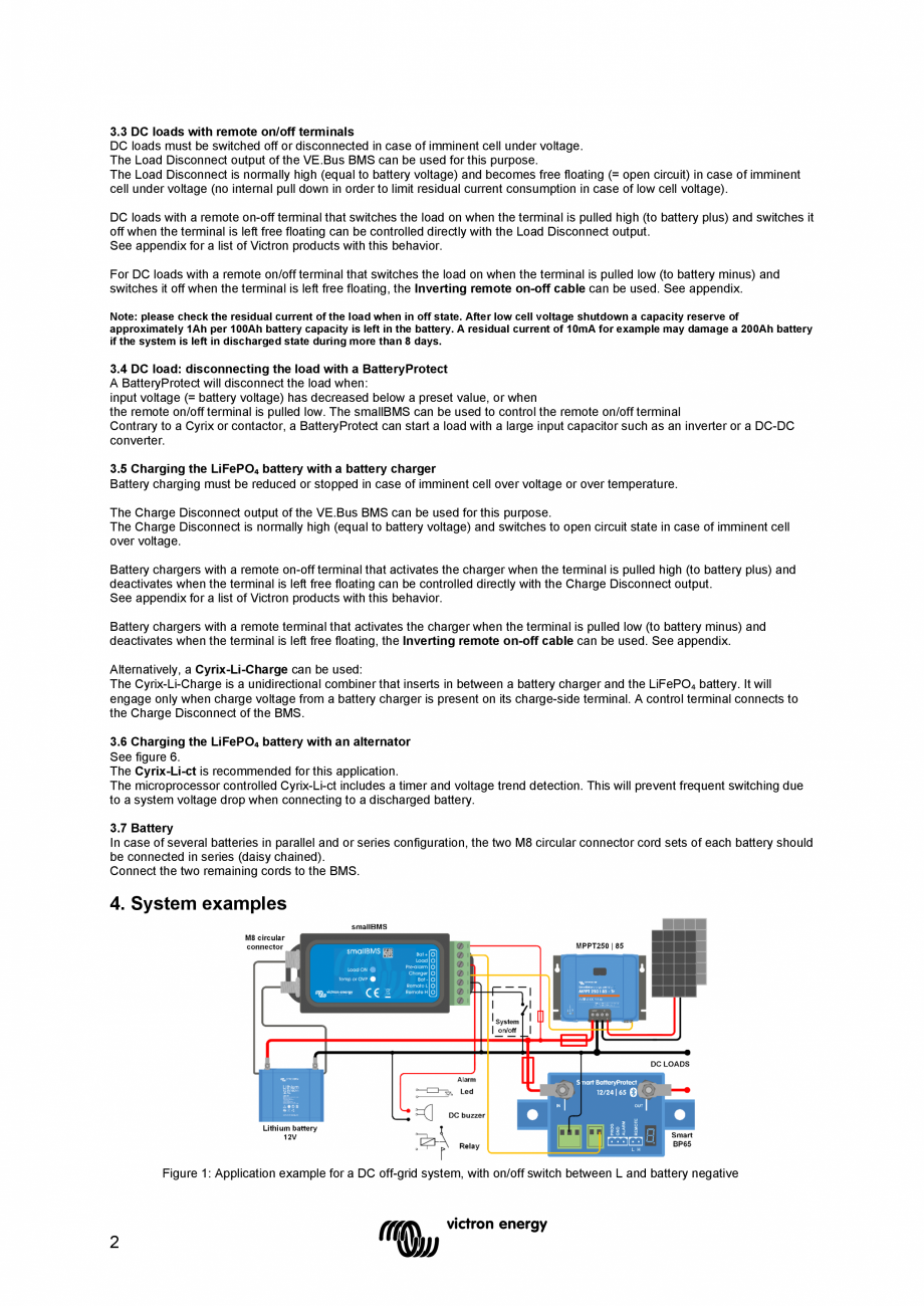 Pagina 3 - Manual de utilizare - Sistem de management al bateriei cu alarma prealabila Victron...