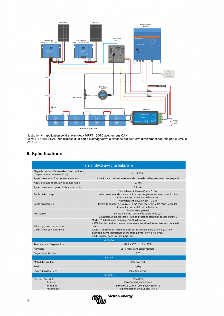 Pagina 17 - Manual de utilizare - Sistem de management al bateriei cu alarma prealabila Victron...