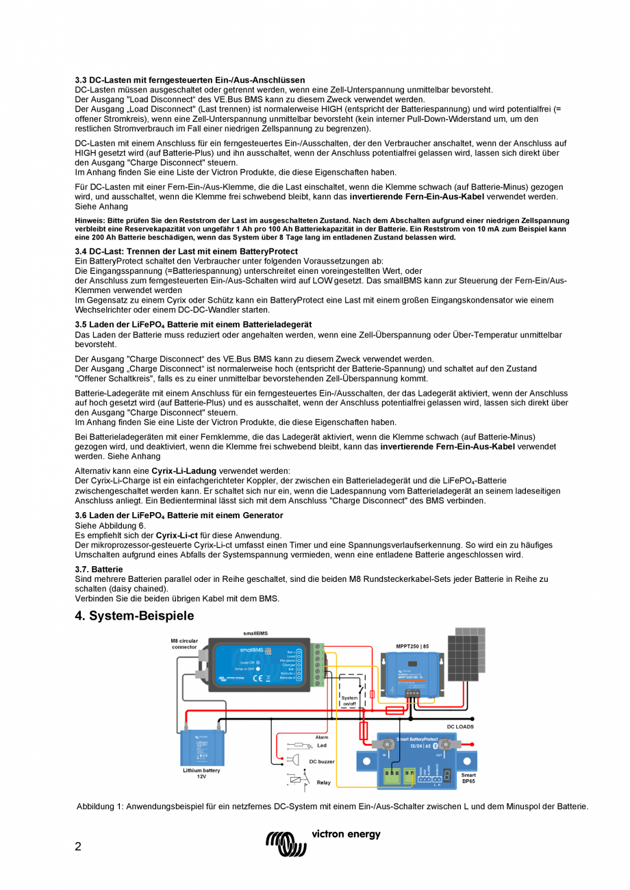 Pagina 22 - Manual de utilizare - Sistem de management al bateriei cu alarma prealabila Victron...