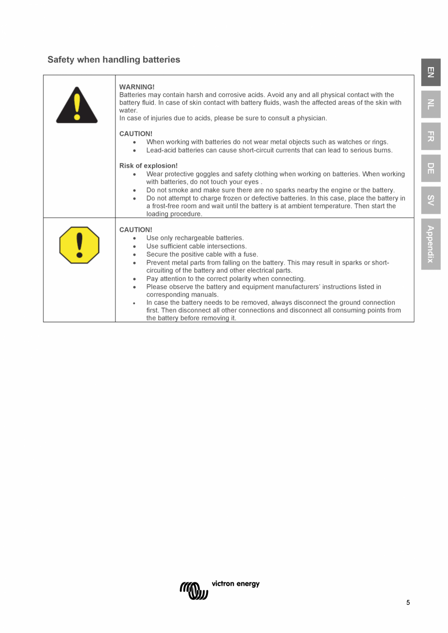 Pagina 7 - Manual de utilizare - Senzor de temperatura Victron Energy CAN-bus Instructiuni montaj,...