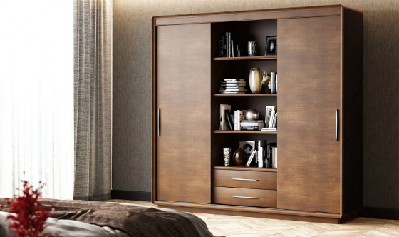 MAVIS Modena - dulap cu nisa - Mobilier pentru dormitor din lemn masiv MAVIS
