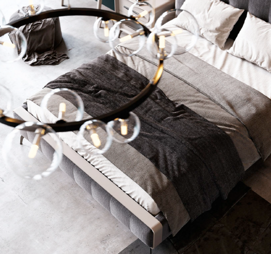 MAVIS Modena- pat alb -detaliu - Mobilier pentru dormitor din lemn masiv MAVIS