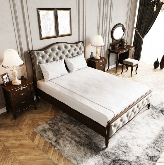 MAVIS Dormitor Palermo-prestige vedere de sus - Mobilier pentru dormitor din lemn masiv MAVIS