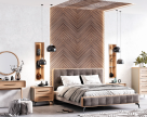 Mobilier pentru dormitor din lemn masiv MAVIS