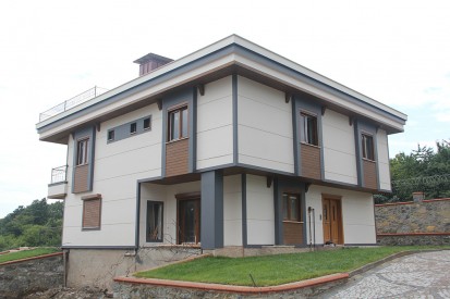 Placari exterioare cu placi Ecofort textura piatra Placi Ecofort textura piatra