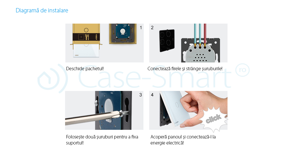 Poze Imagini Intrerupatoare Cu Touch Simple Sau Wireless Case Smart