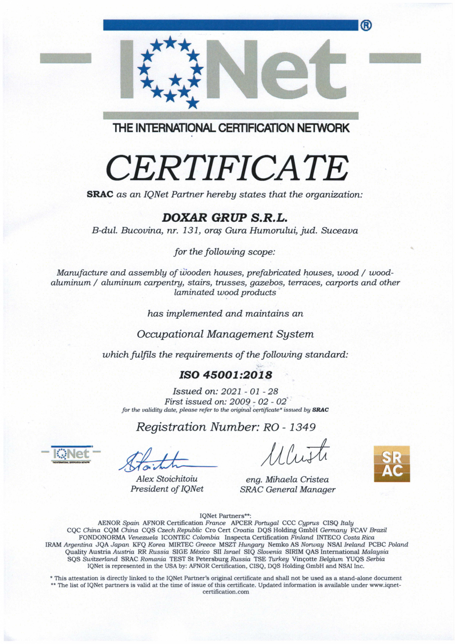 Pagina 1-Certificat ISO 45001 DOXAR Certificare produs T
T

{-}Net
TH E I NTER]\IA]]ONAL GEHfl FICATION

f_...