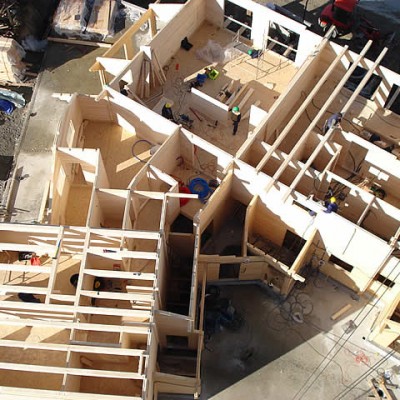 DOXAR Case de vacanta - vedere de sus - Case pe structura de lemn masiv sau