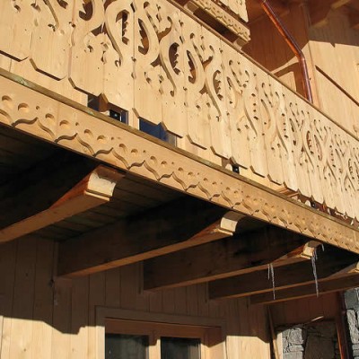DOXAR Case de vacanta - detaliu - Case pe structura de lemn masiv sau lamelar DOXAR