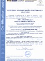 Certificat de constanta a performantei 14080