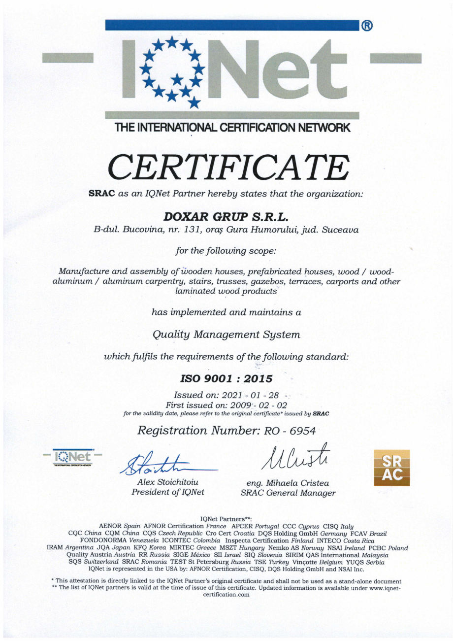 Pagina 1 - Certificat ISO 9001 DOXAR Certificare produs Engleza T

{*Net

!
TH E

I

r

NTERMTIONAL ...