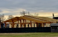 Sarpante din lemn masiv si lemn stratificat pentru rezidential si industrial DOXAR