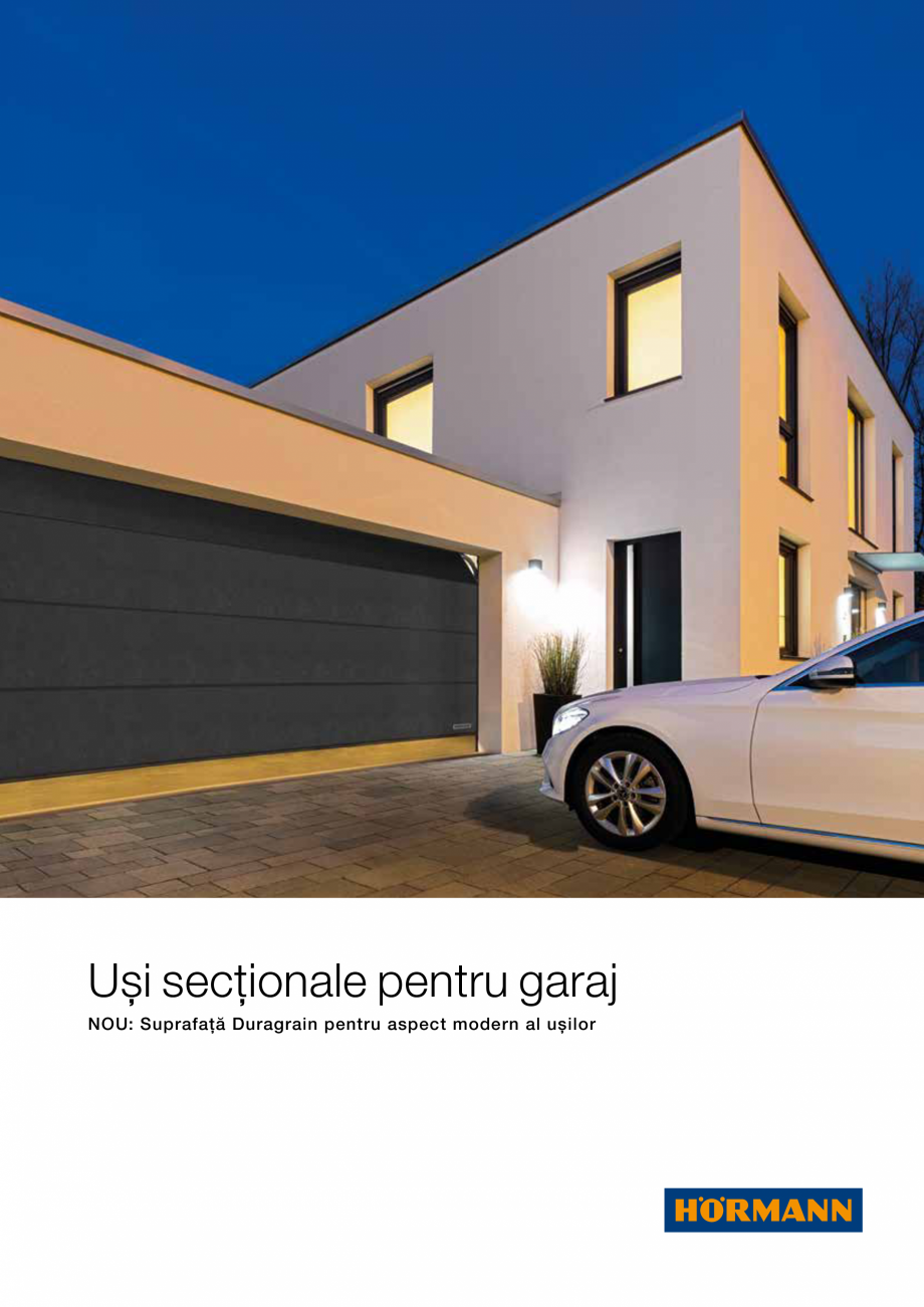 Pagina 1-Catalog - Usi sectionale pentru garaj  Catalog, brosura Romana Uși secționale pentru garaj
NOU:...